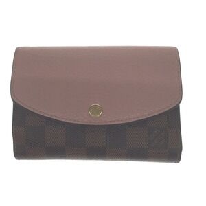 Louis Vuitton Portefeuille Wallet Normandy Rose Pink Ballerine Brown